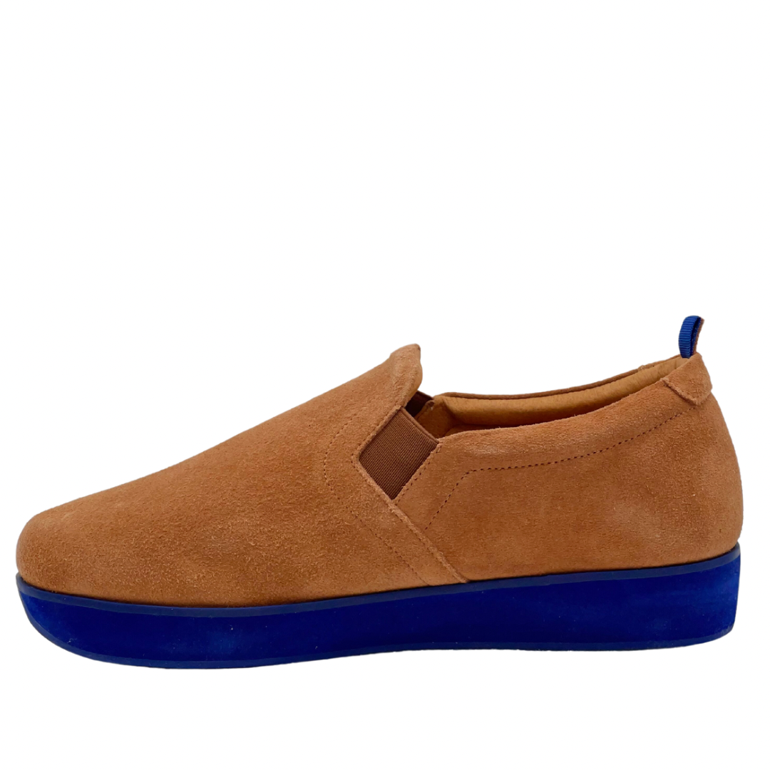 dr LIZA slip-on sneaker - CARAMELO SUEDE