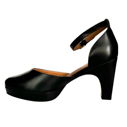 dr LIZA closed toe sandal - BLACK