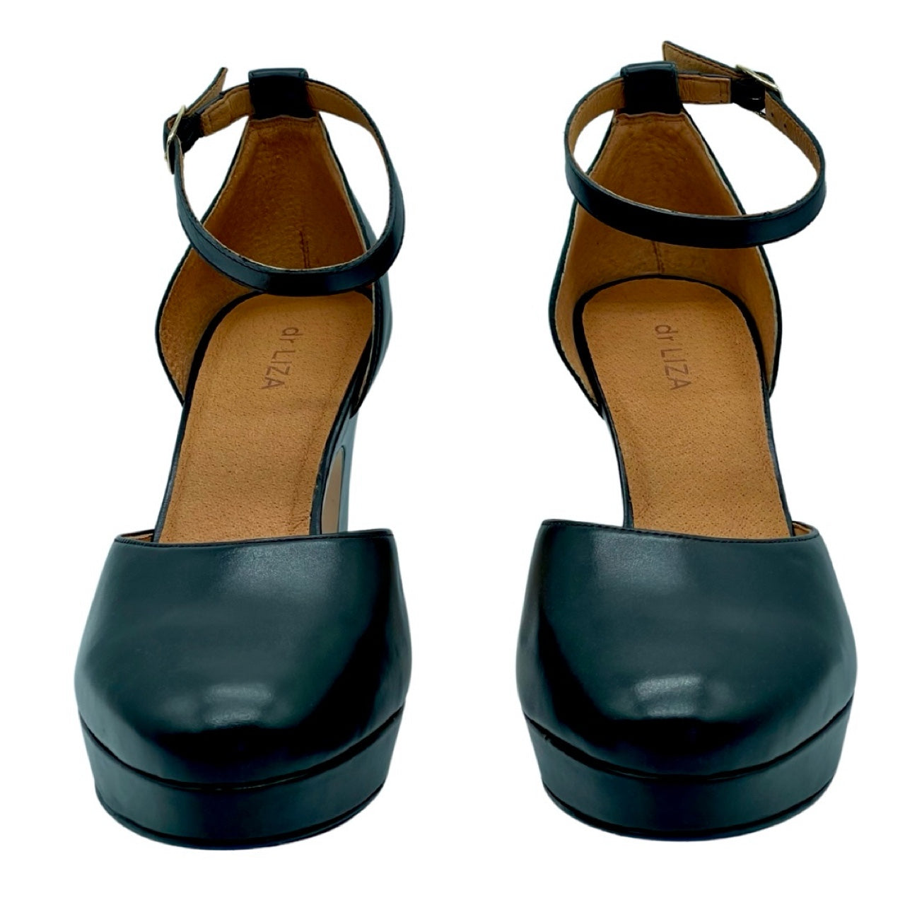 dr LIZA closed toe sandal - BLACK