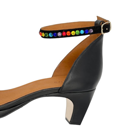 dr LIZA ankle strap - RAINBOW