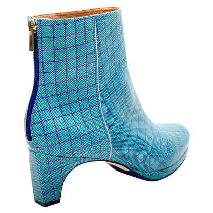 FINAL SALE | dr LIZA bootie - ANKARA green