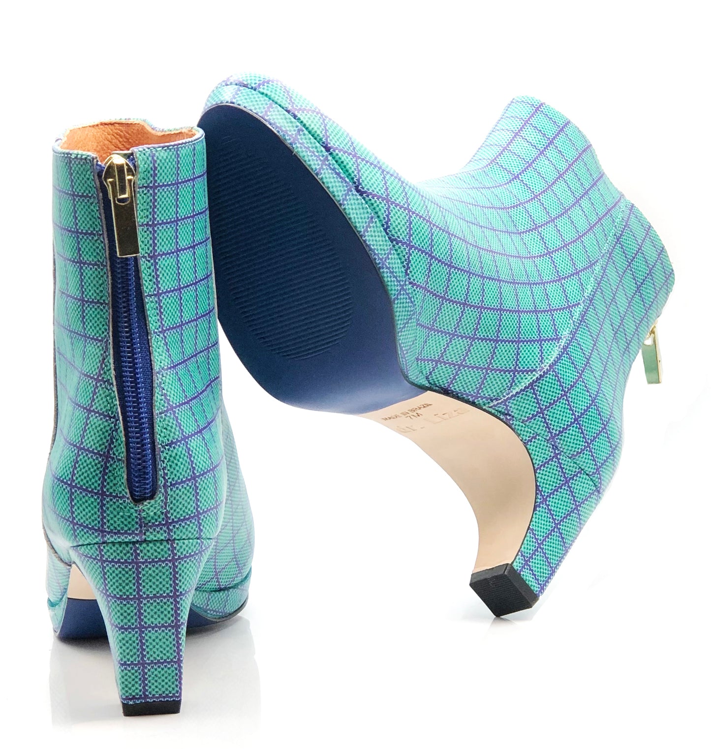 FINAL SALE | dr LIZA bootie - ANKARA green