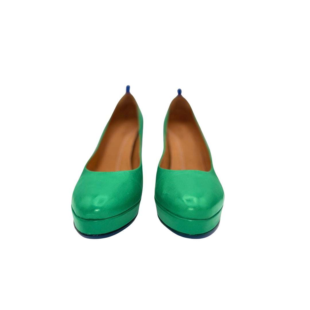 FINAL SALE | dr LIZA pump - EMERALD GREEN