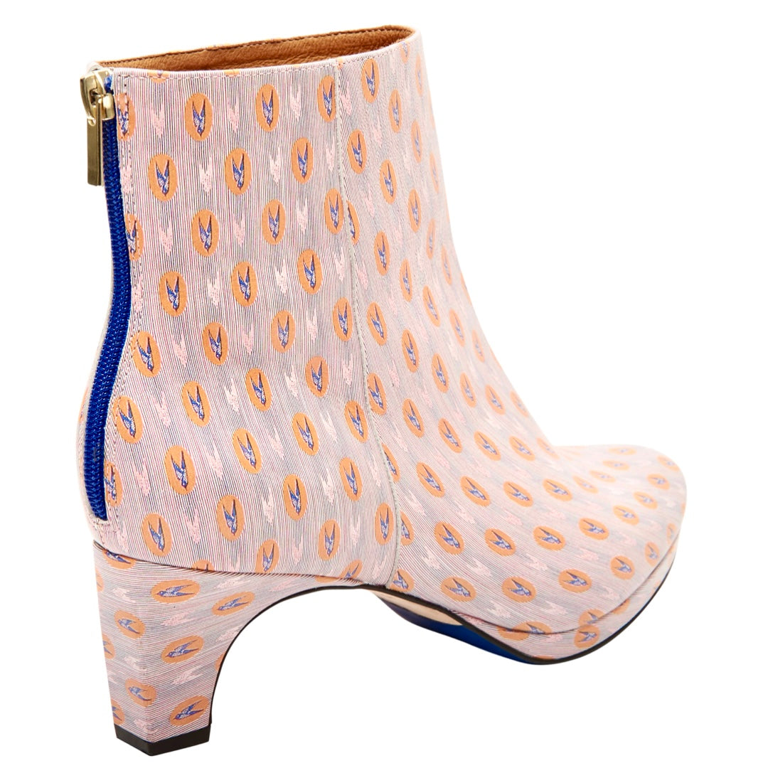 FINAL SALE | - dr LIZA bootie  ANKARA pink