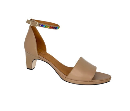 dr LIZA ankle strap - RAINBOW