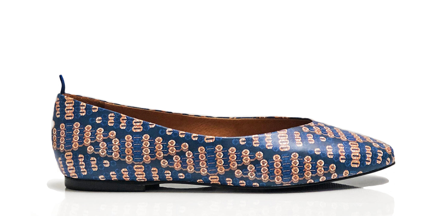 FINAL SALE | dr LIZA flat - ANKARA blue