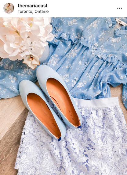 FINAL SALE | dr LIZA flat - SKY BLUE