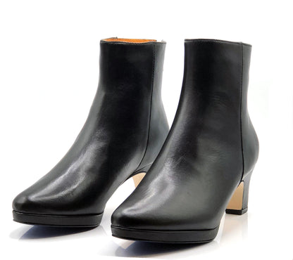 dr LIZA bootie - BLACK