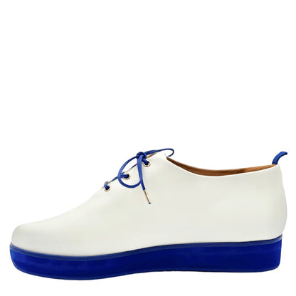 dr LIZA lace-up sneaker - WHITE