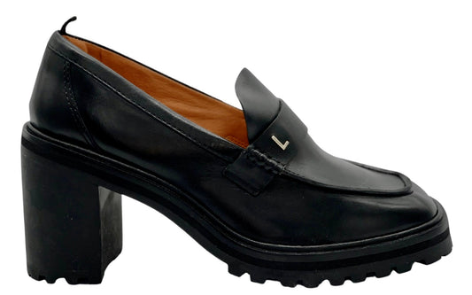 dr LIZA loafer pump - BLACK